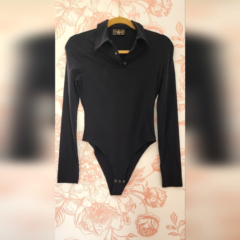 Fendi rare vintage Fendi Roma bodysuit